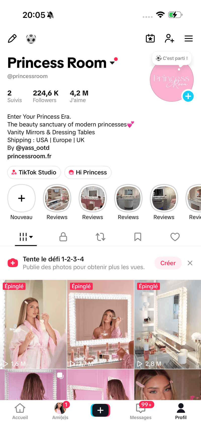 Instagram Princess Room